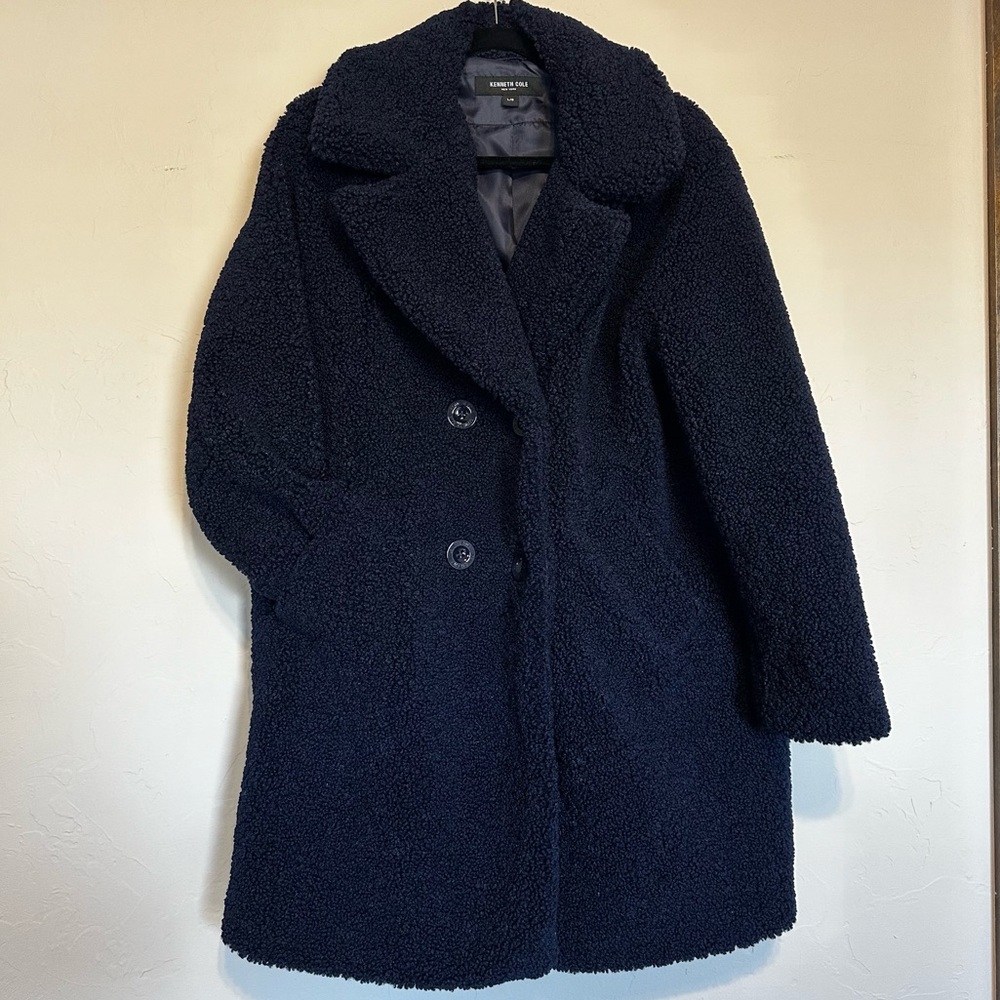 NWOT Kenneth Cole Sherpa Teddy Jacket